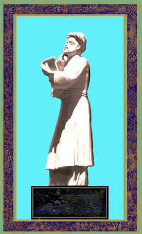 Mirza Ahmad Nayrizi, the Great Caligrapher's Statue in Nayriz